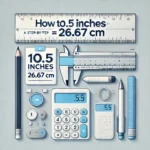 10.5 inches to cm
