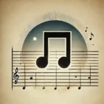 black rectangle on sheet music