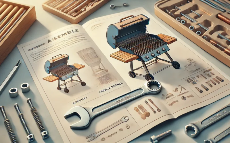 what size crevice wrenchlto put together barbecue grill